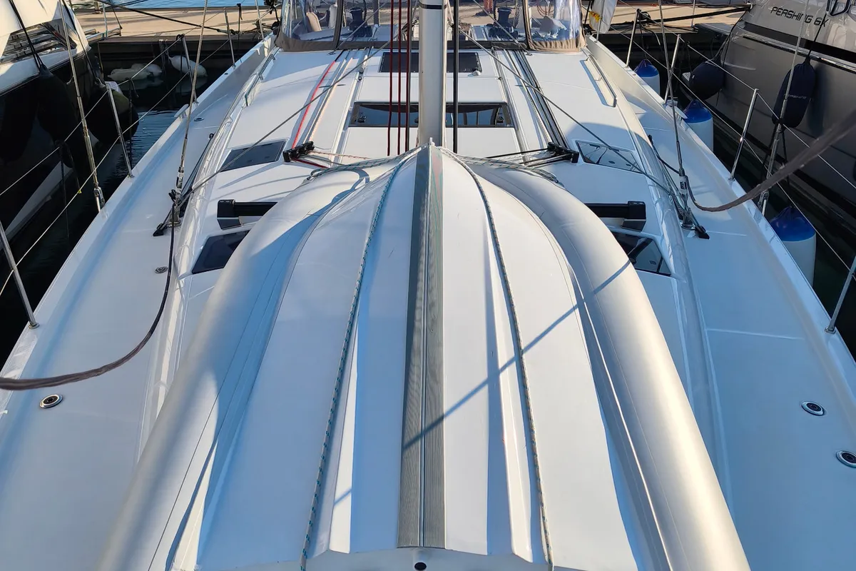 Jeanneau Sun Odyssey 490, a sailboat at Preveza, Greece