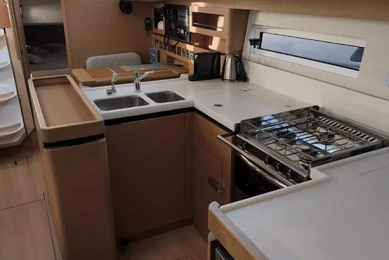 Jeanneau Sun Odyssey 490, a sailboat at Preveza, Greece