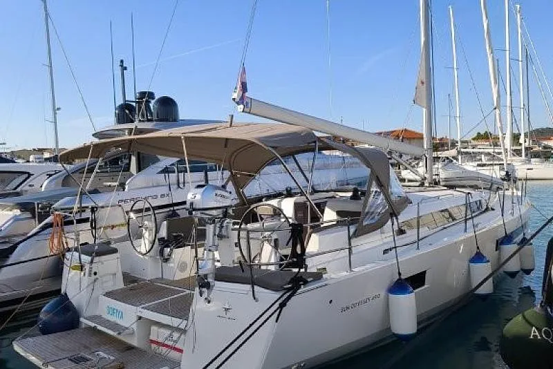 Jeanneau Sun Odyssey 490, a sailboat at Preveza, Greece