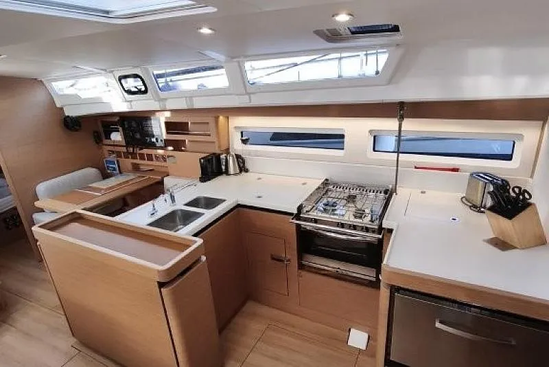 Jeanneau Sun Odyssey 490, a sailboat at Preveza, Greece