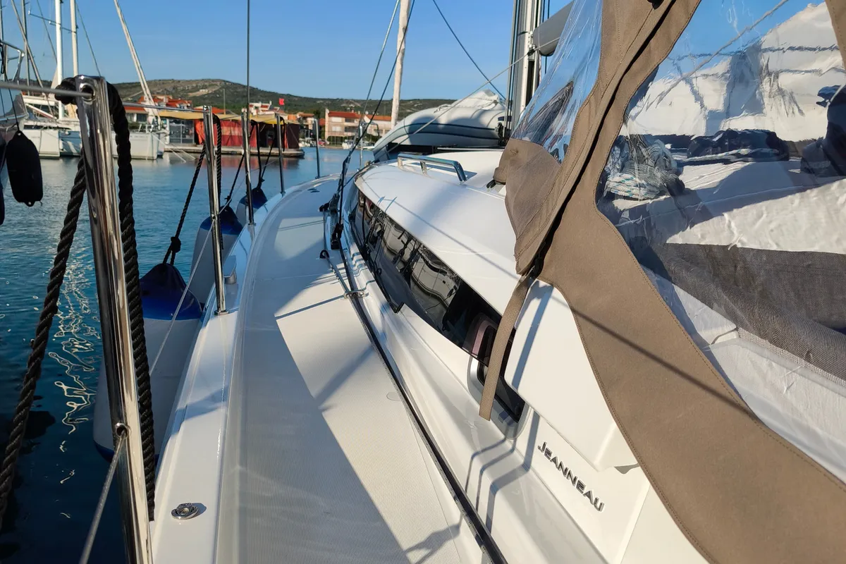 Jeanneau Sun Odyssey 490, a sailboat at Preveza, Greece
