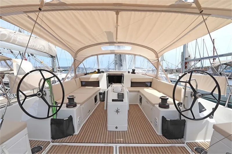 Jeanneau Sun Odyssey 490, a sailboat at Preveza, Greece