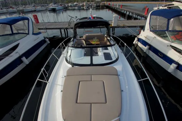 Twilly, a Bavaria S29 motorboat at Punat, Croatia