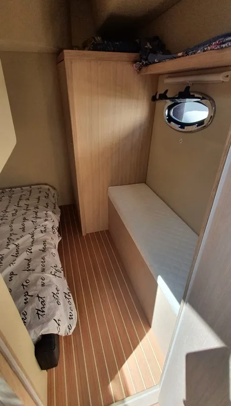 Cabin on Aero, a Pearl Sea Yachts d.o.o. Pearlsea 31 Hard Top motorboat at Općina Baška Voda, Croatia