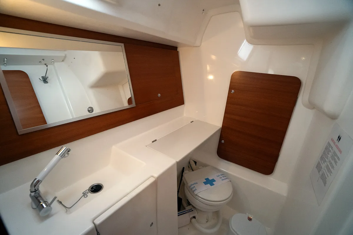 Head on Moon River, a Dufour 335 Grand Large sailboat at Marmaris, Turkey