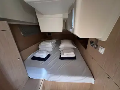 Cabin on Amandine III, a Beneteau Oceanis 41.1 sailboat at Grad Šibenik, Croatia