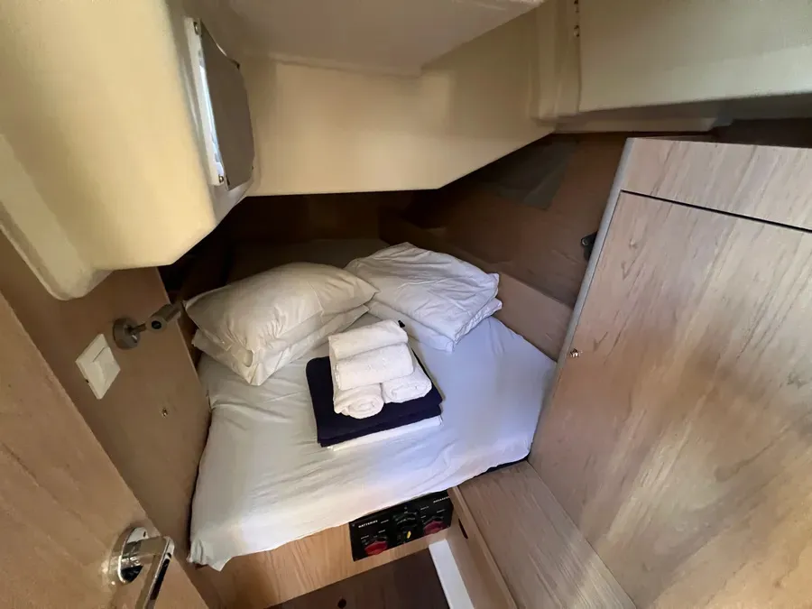 Cabin on Amandine III, a Beneteau Oceanis 41.1 sailboat at Grad Šibenik, Croatia
