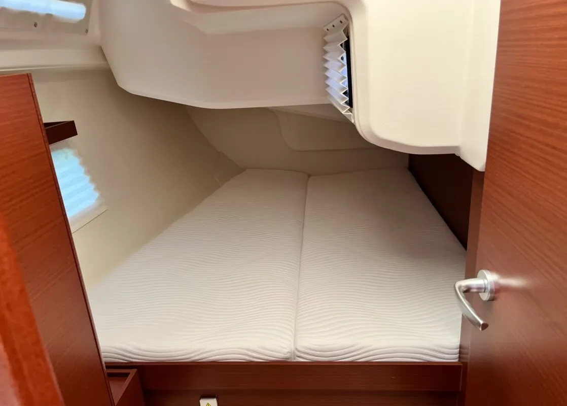 Cabin on Piranha, a Hanse 418 sailboat at Municipal Unit of Lefkada, Greece