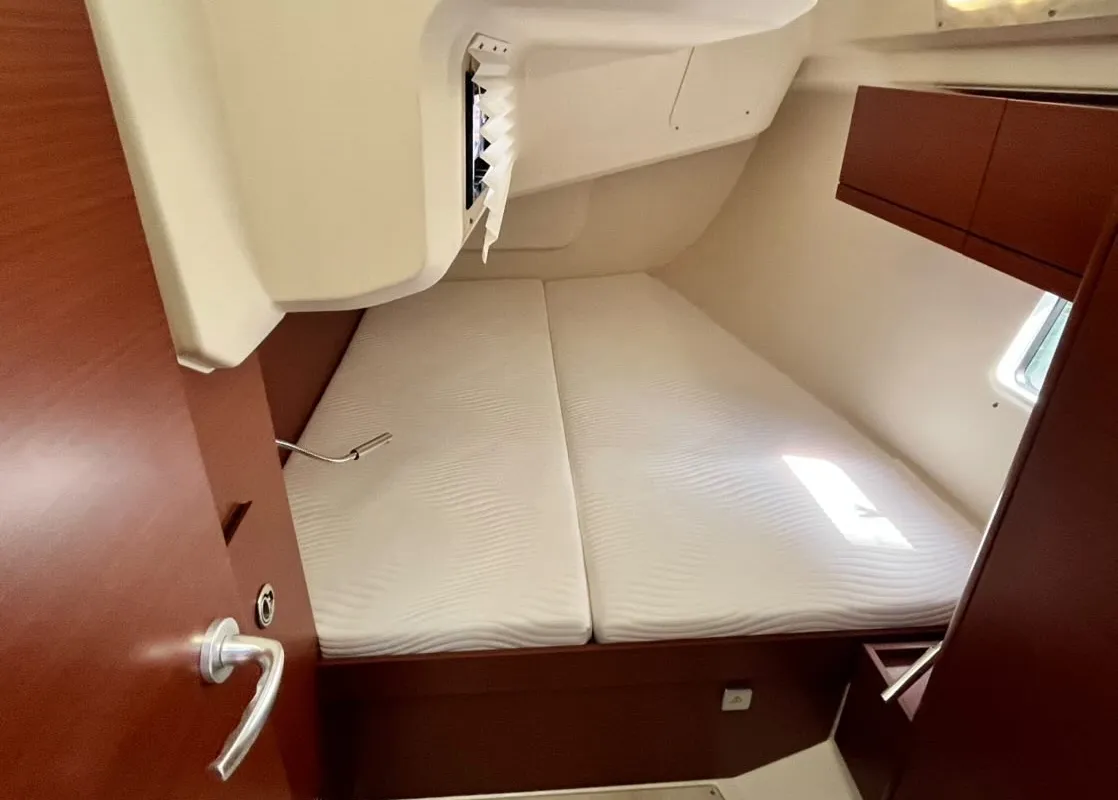 Cabin on Piranha, a Hanse 418 sailboat at Municipal Unit of Lefkada, Greece