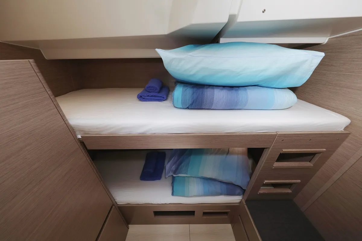 Cabin on Stargazing, a Hanse 548 sailboat at Općina Sukošan, Croatia