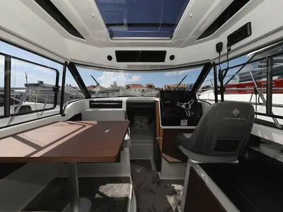 Salon of Nemo, a Jeanneau Merry Fisher 795 motorboat at Pirovac, Croatia