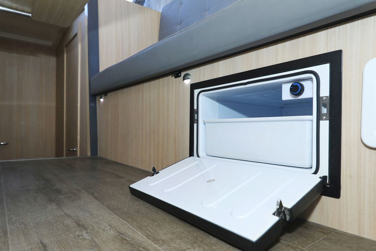 Galley of Backup, a Cobra Yachts Futura 40 Grand Horizon motor yacht at Općina Sukošan, Croatia