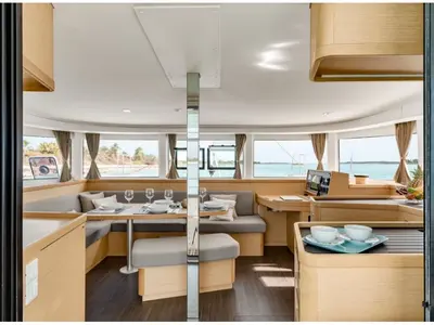Salon of No Name: Master Cabin #1 (Cabin Charter 2 pax) FULLY CREWED, ALL EXPENSES, a Lagoon 42 catamaran at Municipal Unit…