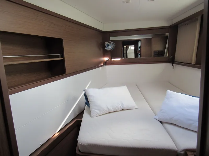 Cabin on Aloha, a Lagoon 450 S catamaran at Grad Kaštela, Croatia