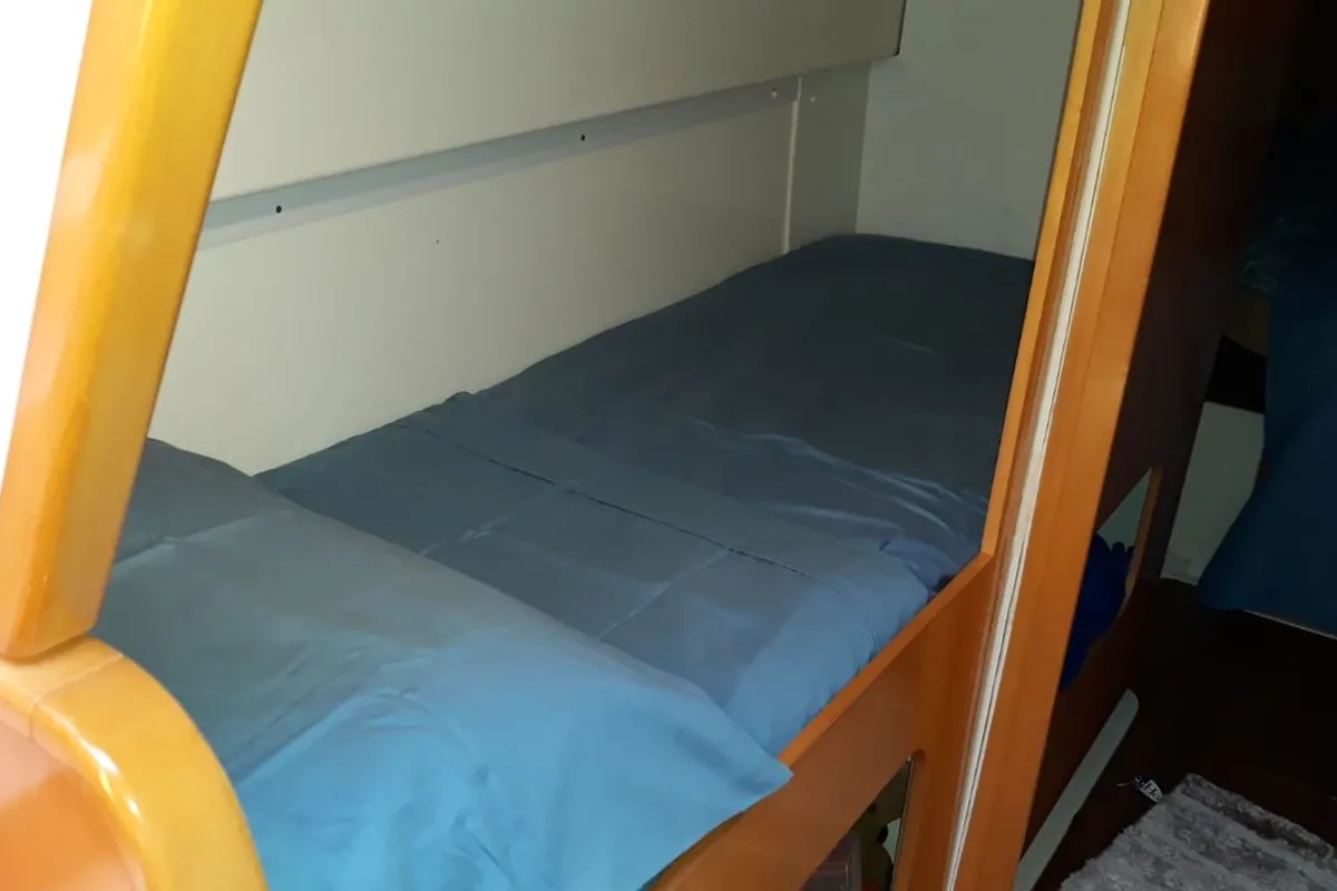 Cabin on Zenith, a Fountaine Pajot Salina 48 catamaran at Narganá, Panama