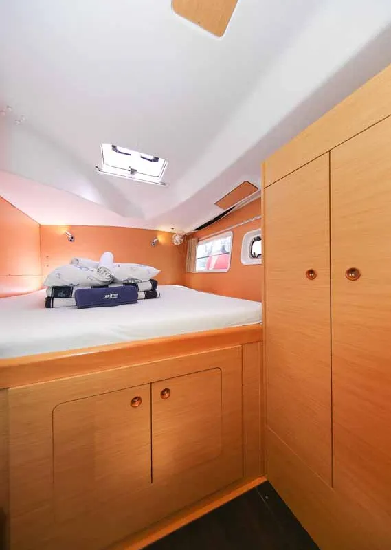 Cabin on Phoenix, a Lagoon 380 S2 catamaran at Zadar, Croatia