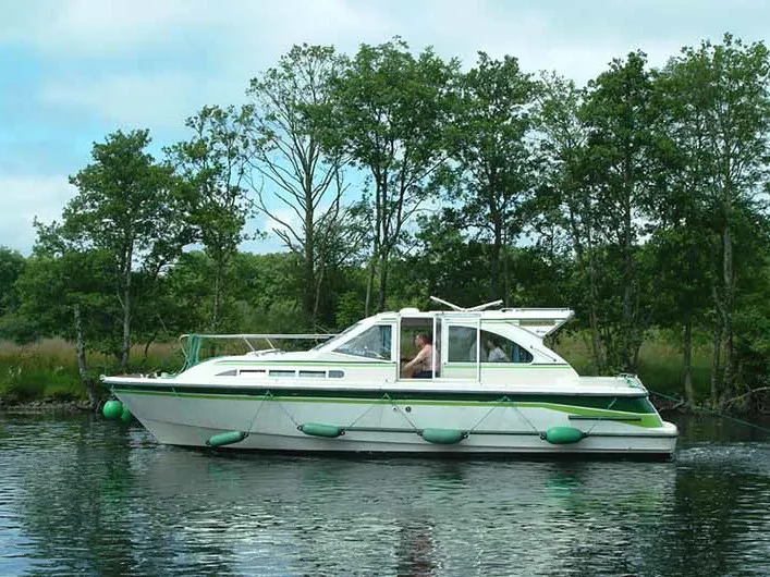 Exterior view of Mountain Star - Budget 1, a Cygnet Mountain Star motorboat at Laggan, United Kingdom