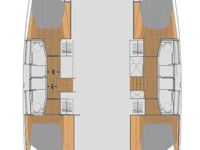 Spindrift, a Fountaine Pajot Elba 45 catamaran at Road Town, British Virgin Islands