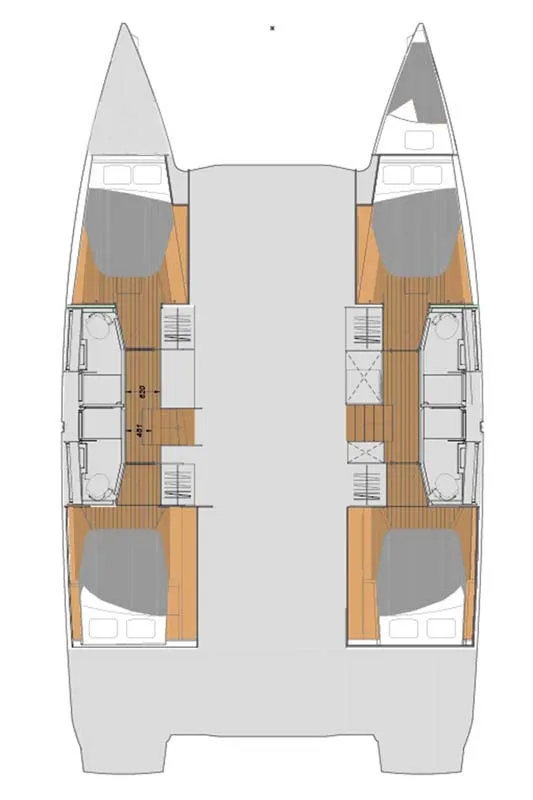 Spindrift, a Fountaine Pajot Elba 45 catamaran at Road Town, British Virgin Islands