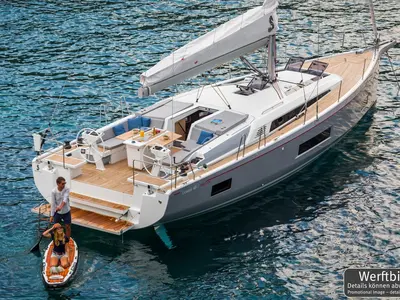 Salon of Artemis, a Beneteau Oceanis 46.1 sailboat at Općina Rogoznica, Croatia