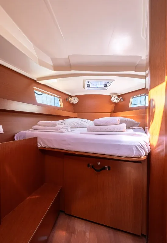 Cabin on Peace, a Beneteau Oceanis 41.1 sailboat at Municipal Unit of Lefkada, Greece