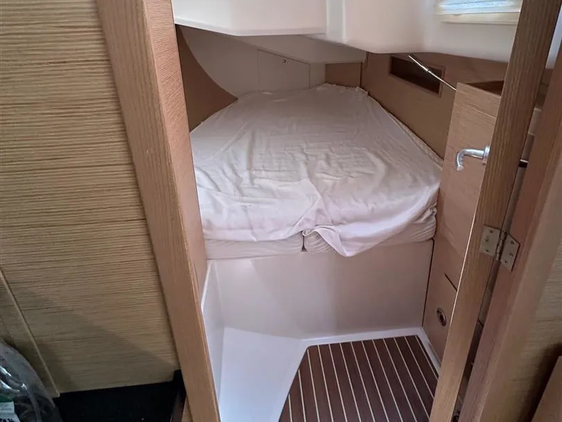Cabin on Edelweiss, a Hanse 458 sailboat at Municipal Unit of Lefkada, Greece