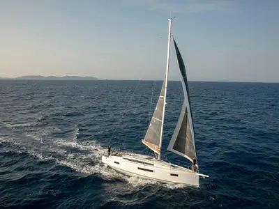 Bona Res, a Jeanneau Sun Odyssey 410 sailboat at Split, Croatia