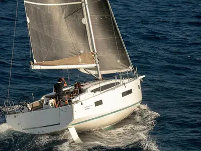 Bona Res, a Jeanneau Sun Odyssey 410 sailboat at Split, Croatia