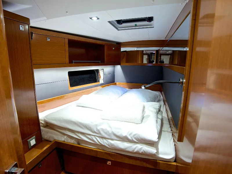 Cabin on Antiopa, a Beneteau Oceanis 55 sailboat at Grad Kaštela, Croatia