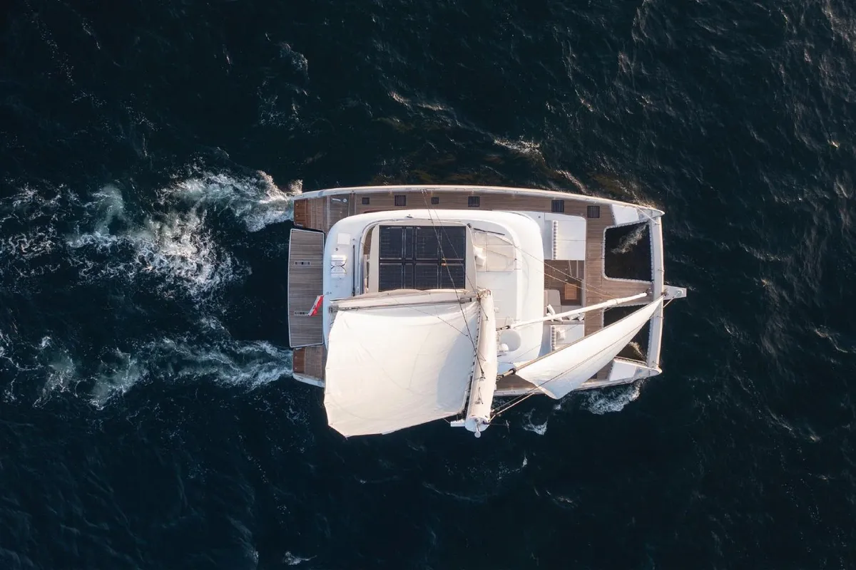 SPICE OF LIFE , a Sunreef 60 catamaran at Grad Kaštela, Croatia