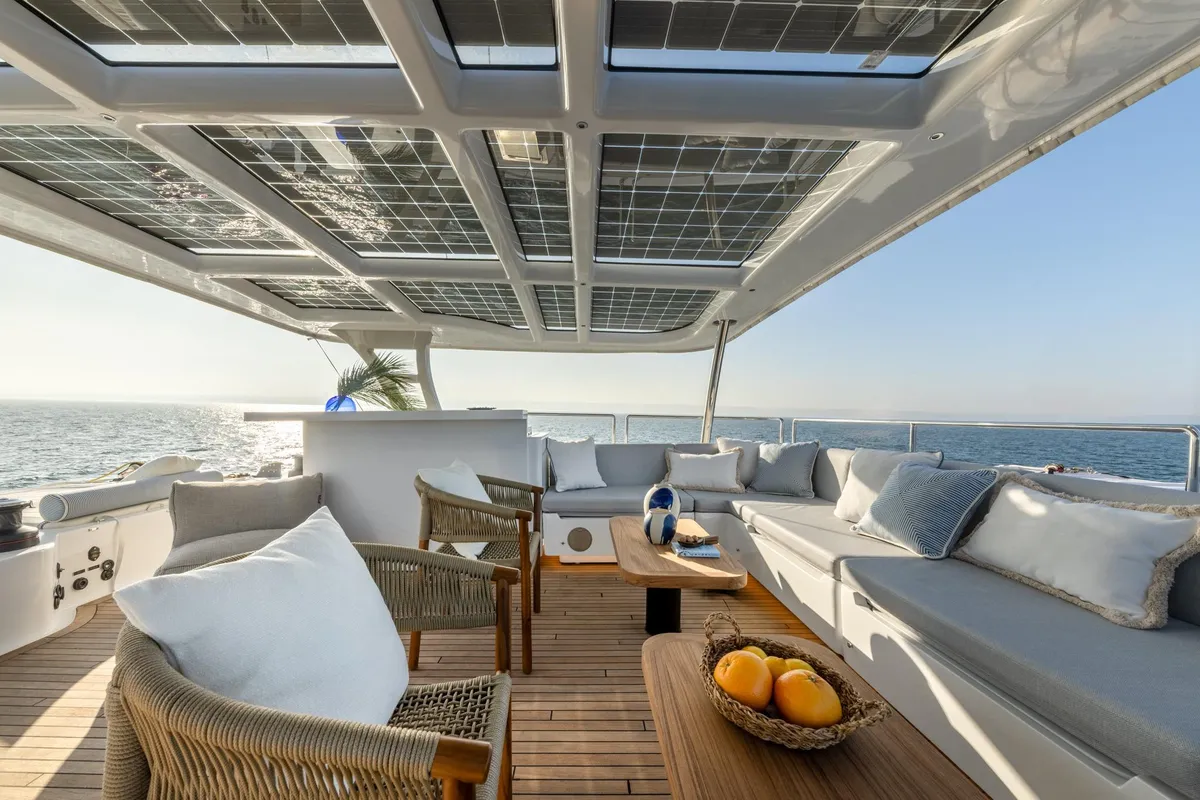 SPICE OF LIFE , a Sunreef 60 catamaran at Grad Kaštela, Croatia