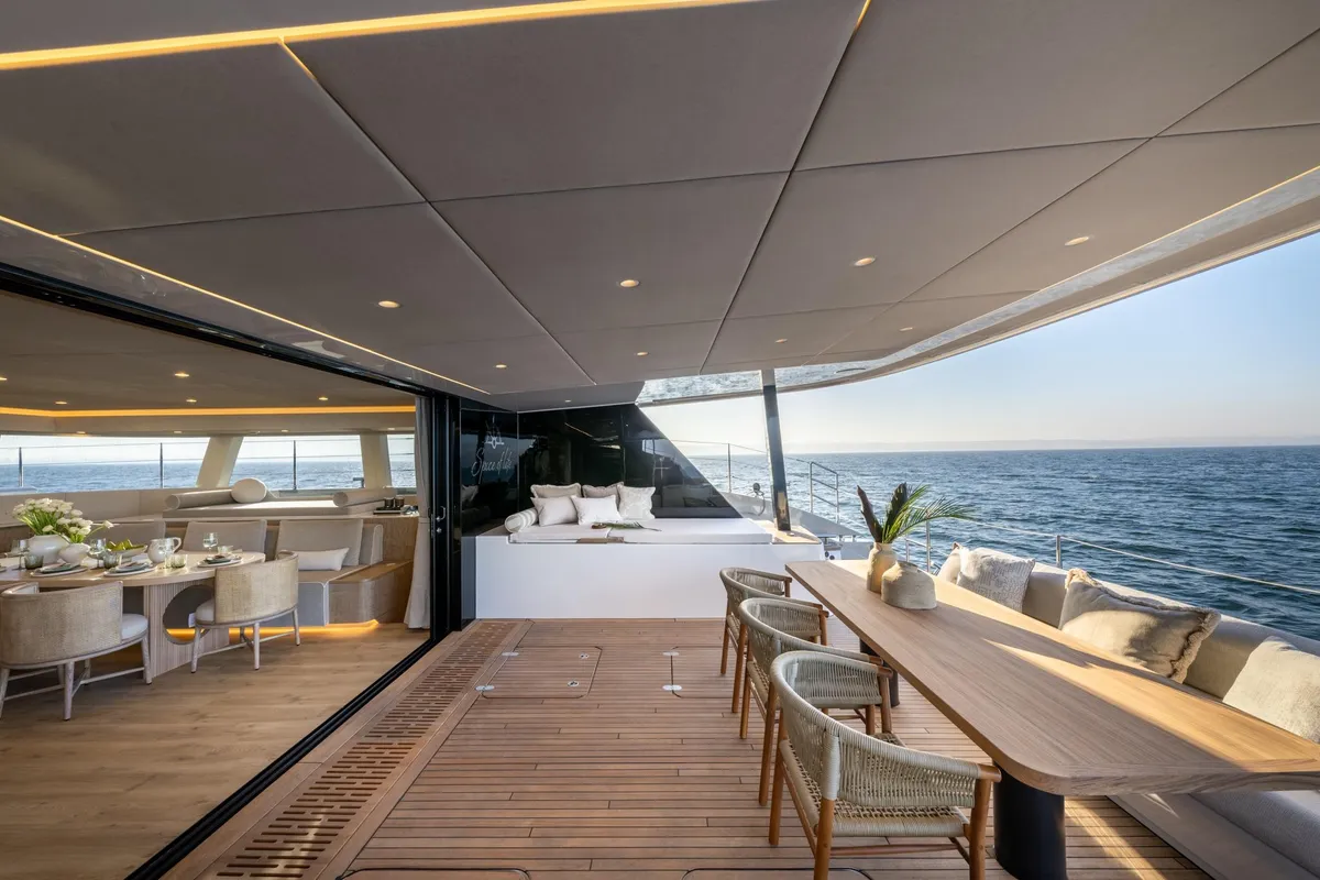 SPICE OF LIFE , a Sunreef 60 catamaran at Grad Kaštela, Croatia