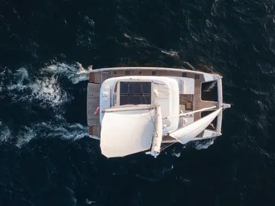 SPICE OF LIFE , a Sunreef 60 catamaran at Grad Kaštela, Croatia