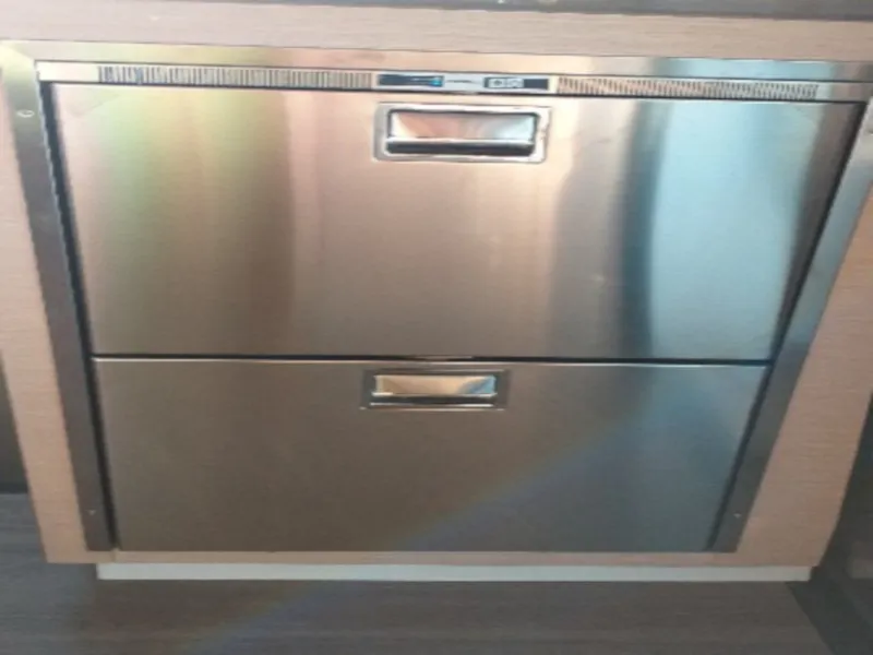 Galley of El Camino, a Fountaine Pajot Lucia 40 catamaran at Fethiye, Turkey