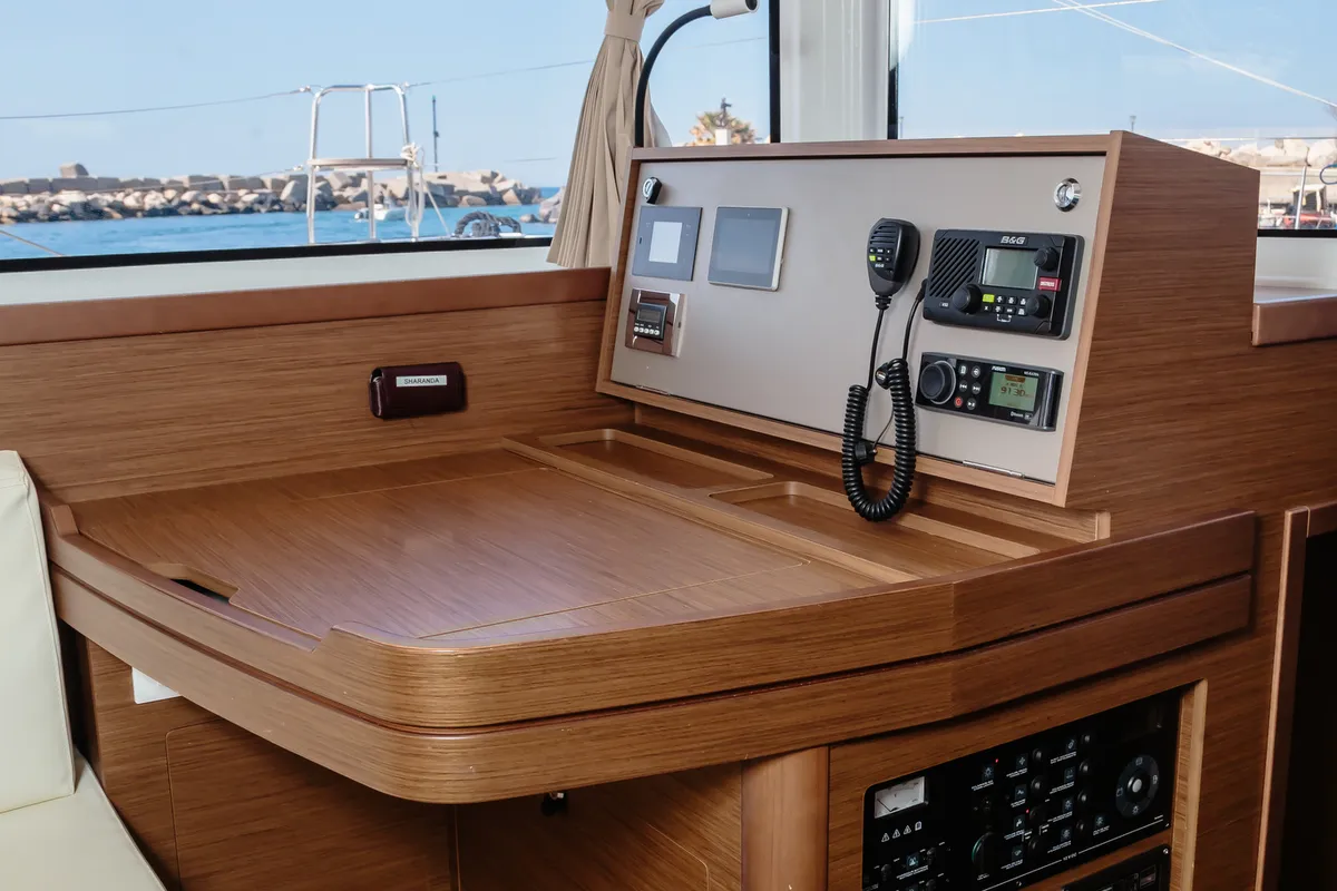 Lagoon 42, a catamaran at Capo d'Orlando, Italy