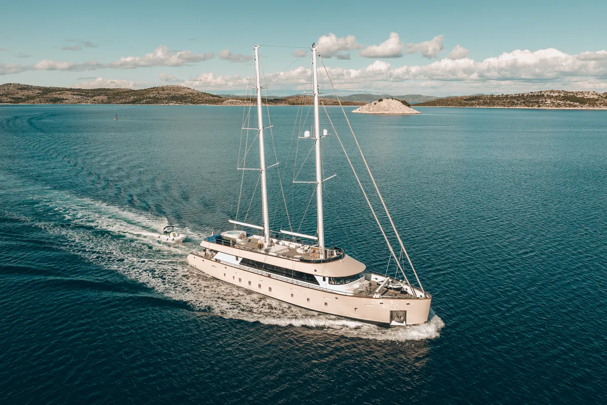 Salon of Maxita, a Gulet Motoryacht motor yacht at Split, Croatia