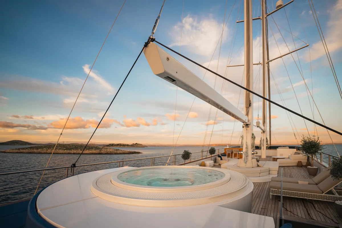 Cabin on Maxita, a Gulet Motoryacht motor yacht at Split, Croatia