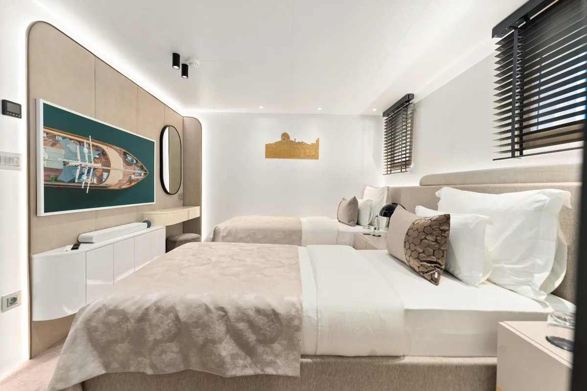Salon of Maxita, a Gulet Motoryacht motor yacht at Split, Croatia