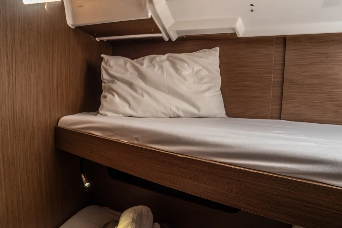 Cabin on Mary Too, a Beneteau Oceanis 46.1 sailboat at Athens, Greece