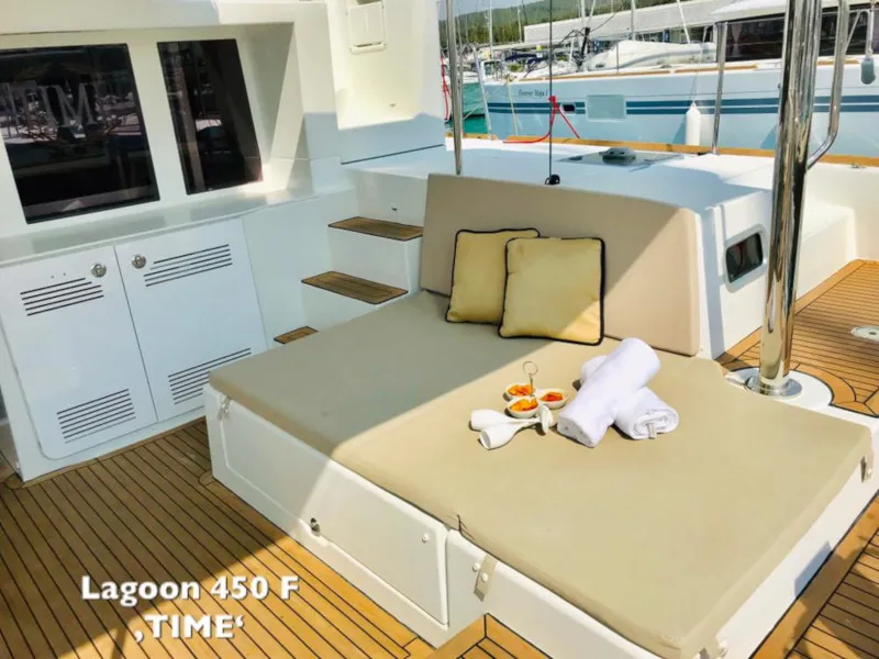 Cabin on TIME , a Lagoon 450 catamaran at Općina Sukošan, Croatia