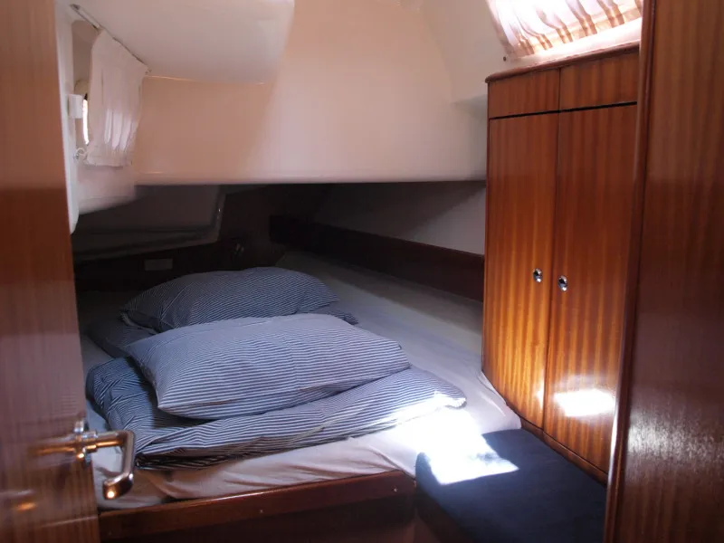 Cabin on SeaGull, a Bavaria 44 sailboat at Primošten, Croatia