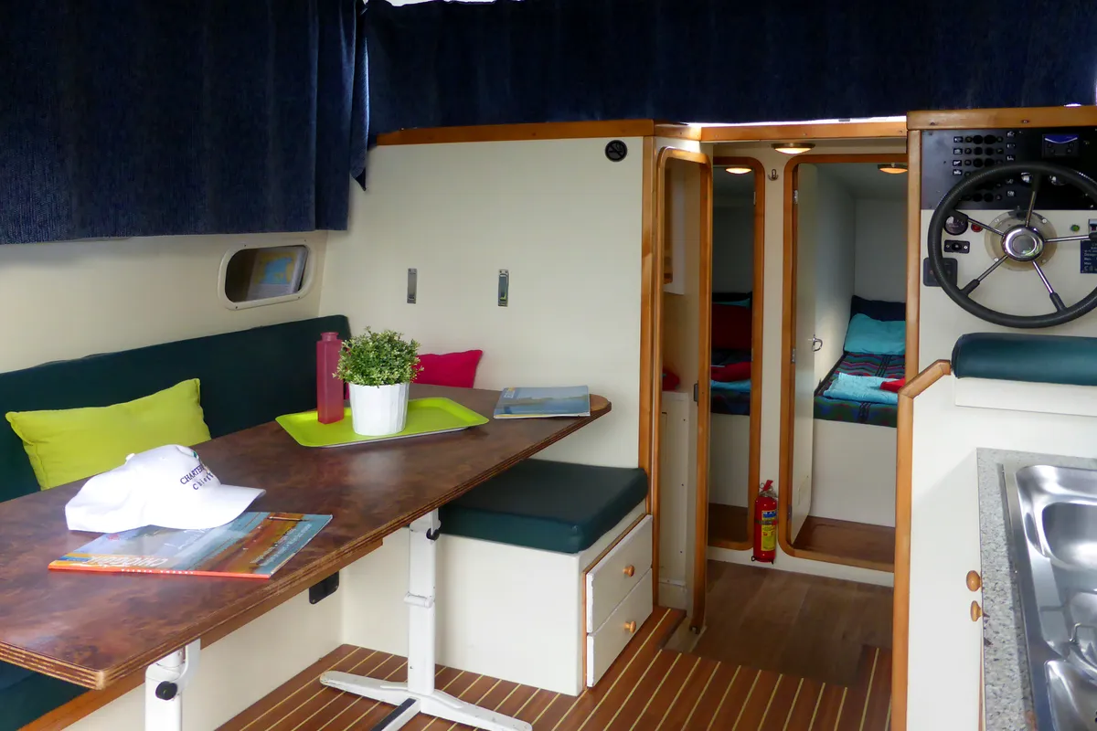 New Con Fly NCF First, a motorboat at Chioggia, Italy