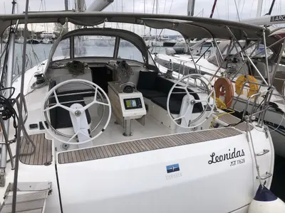 Leonidas, a Bavaria Cruiser 46 sailboat at Municipal Unit of Lefkada, Greece
