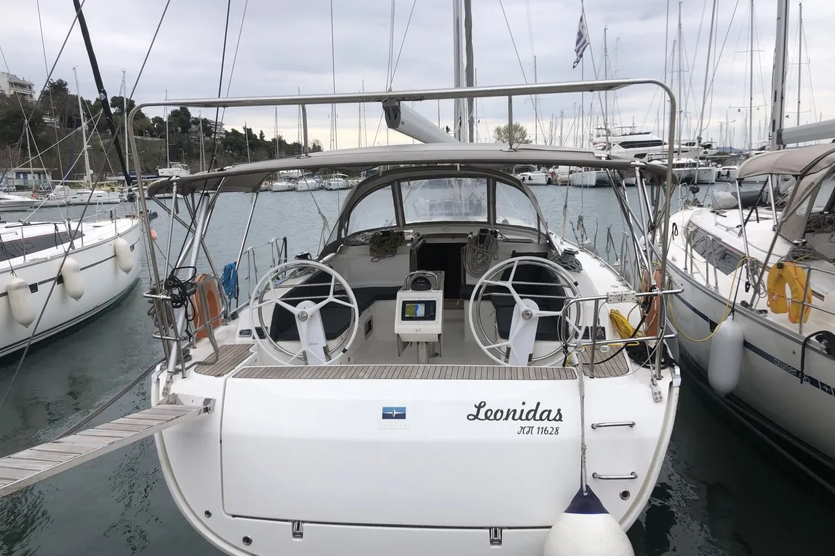 Leonidas, a Bavaria Cruiser 46 sailboat at Municipal Unit of Lefkada, Greece