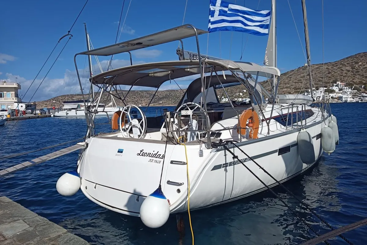 Leonidas, a Bavaria Cruiser 46 sailboat at Municipal Unit of Lefkada, Greece
