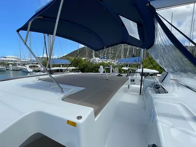 Sand Dollar, a Lagoon 46 catamaran at Road Town, British Virgin Islands