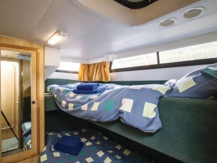 Cabin on Cygnet Royal Star WHS, a motorboat at Laggan, United Kingdom