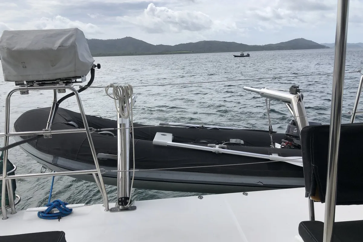 Myemocean, a Lagoon 450 S catamaran at Mai Khao, Thailand