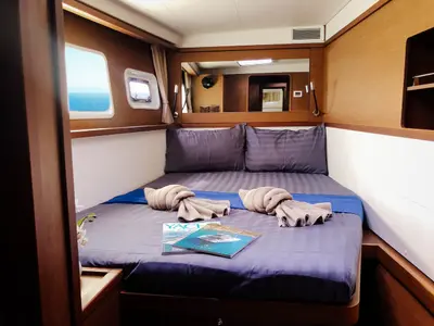 Cabin on Lagoon 450 S, a catamaran at Mai Khao, Thailand