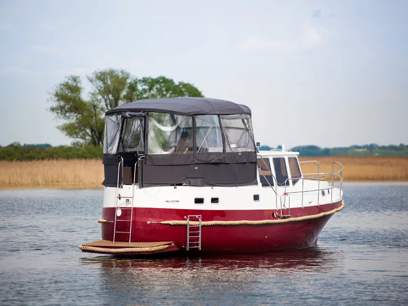 Exterior view of Nautiner 40.2 AFT, a Nautiner 40.2 AFT motorboat at Wilkasy, Poland